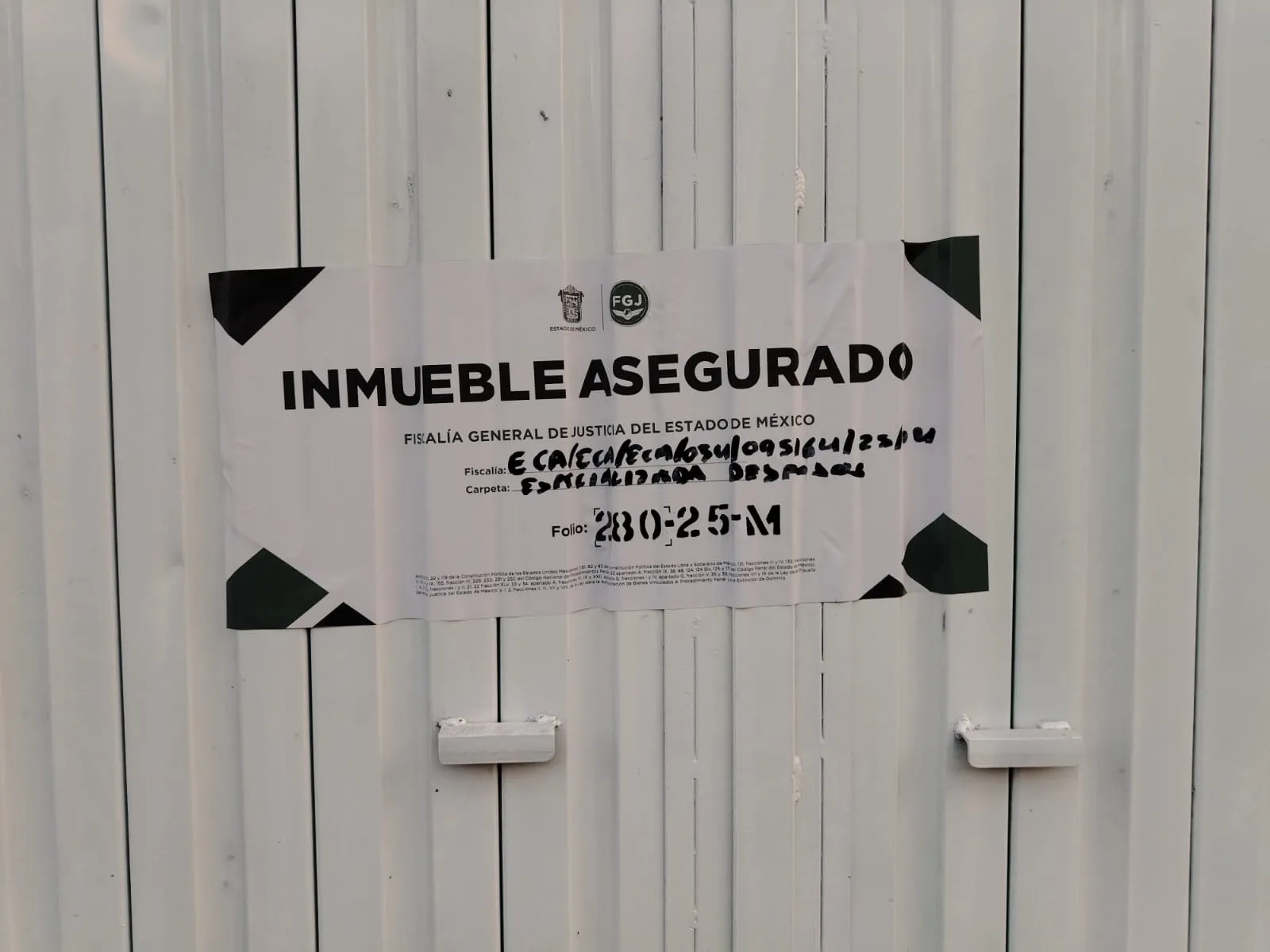 Recuperan casa invadida por “Los 300” en Ecatepec