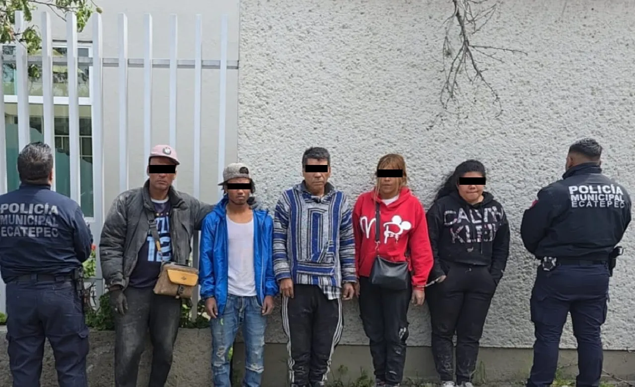 Intentan despojar una casa en Ecatepec; cinco extranjeros son detenidos