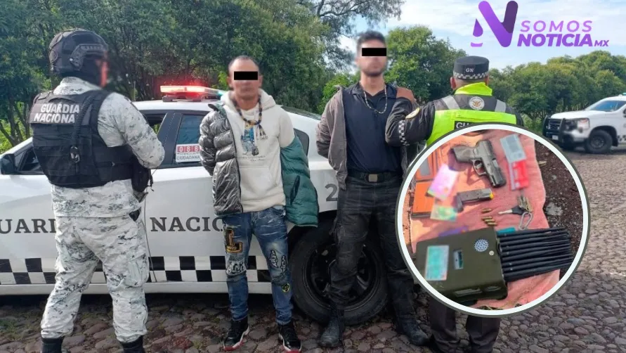 Detienen a dos durante persecución en Teotihuacán 