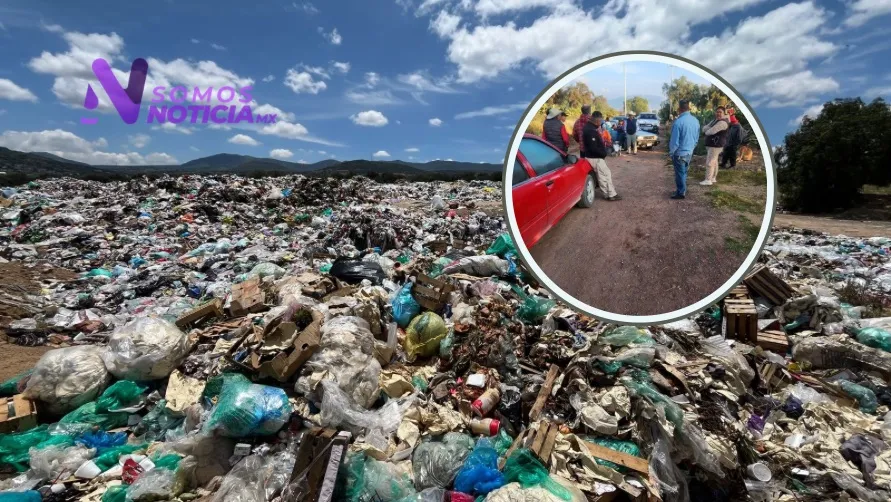 Protestan contra tiradero de basura en Otumba