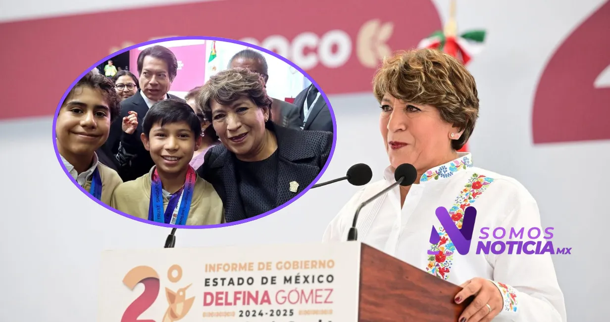 Reconoce Delfina Gómez a estudiantes destacados en Olimpiada Internacional de Matemáticas