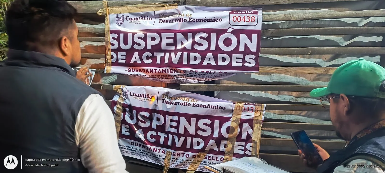 Clausuran “El Brasero” y “La Rocamaya” en operativo en Cuautitlán