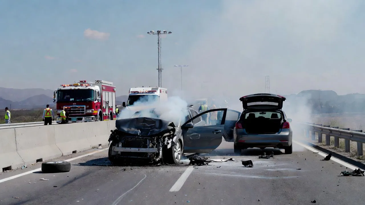 Accidente en Tultepec: Carambola Cierra Carriles en Circuito Mexiquense