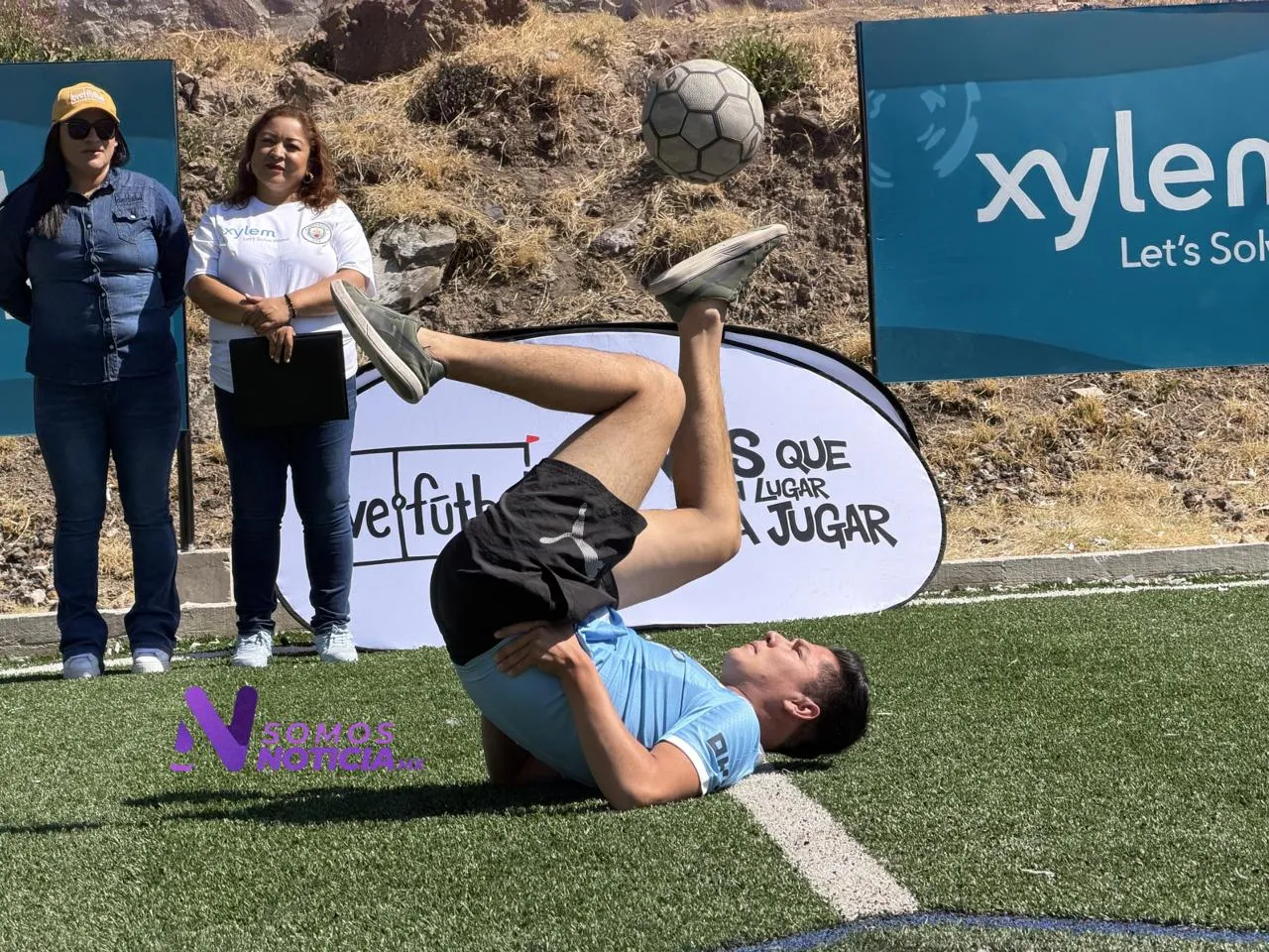 Cancha en Teotihuacán transforma lluvia en agua potable