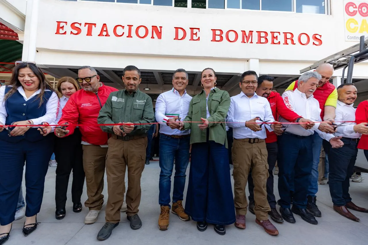 Coacalco fortalece protección civil con nueva estación de bomberos