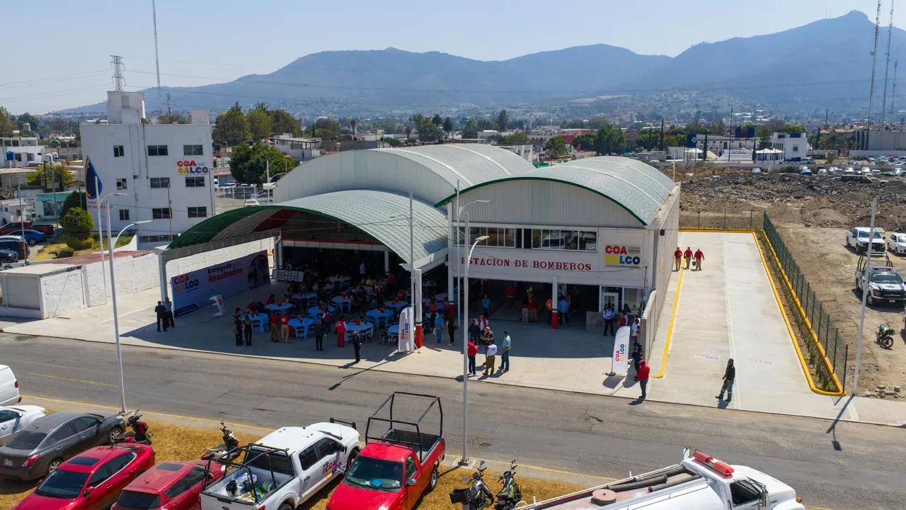 Coacalco fortalece protección civil con nueva estación de bomberos