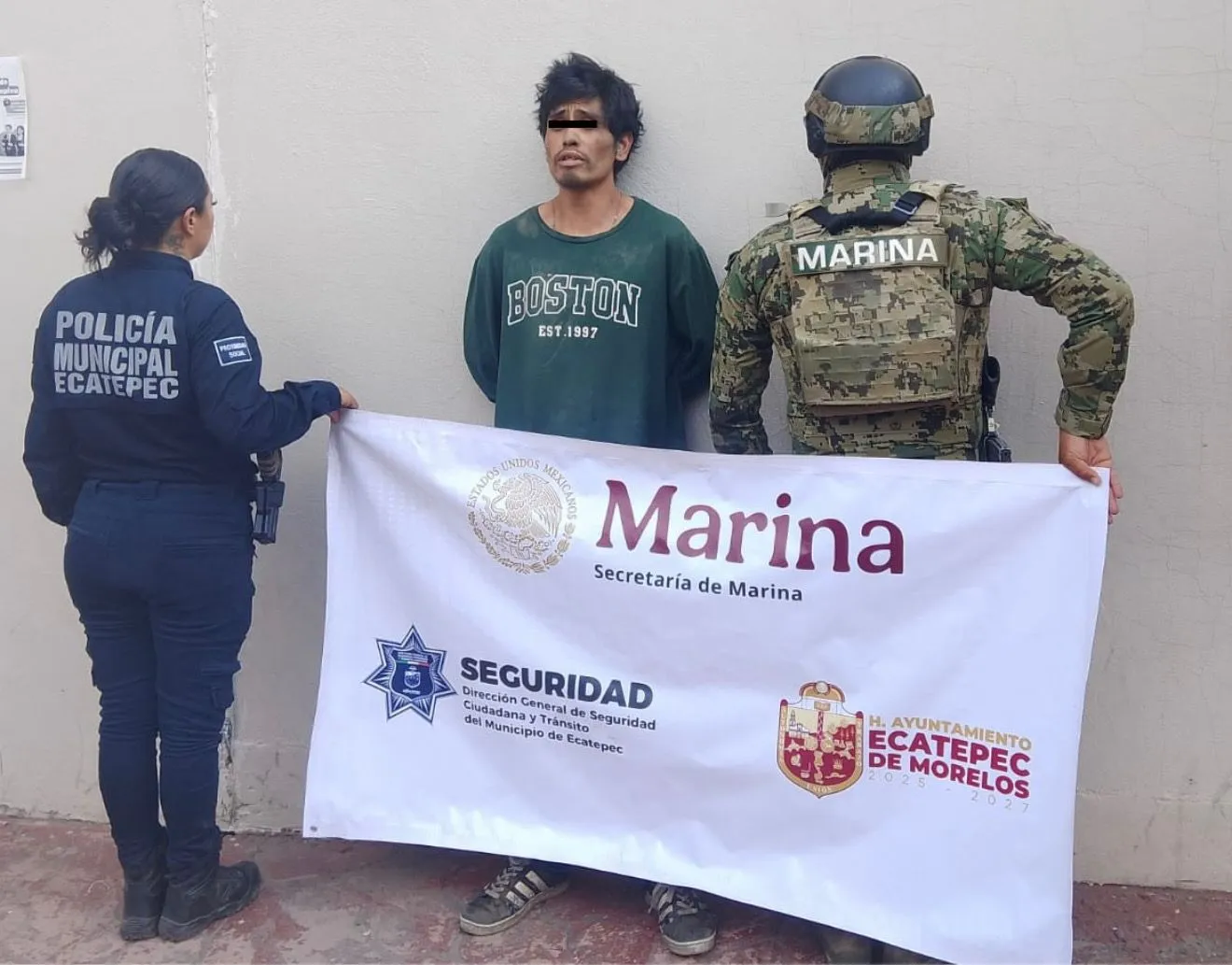 Rescatan a niño lesionado y detienen a su padre tras agresión en Ecatepec