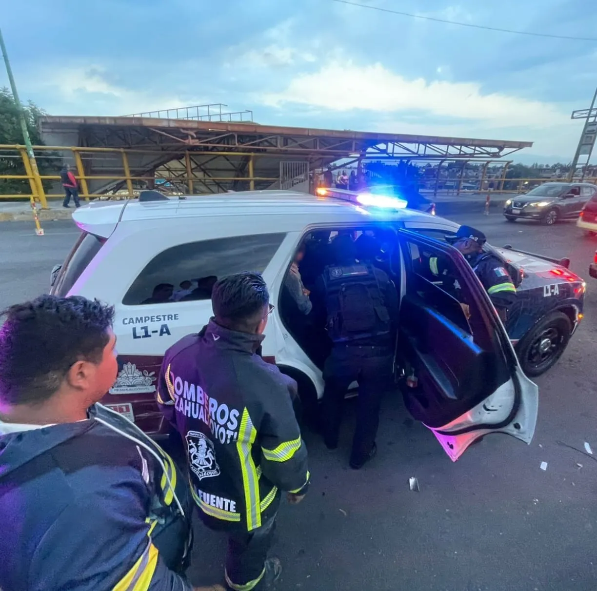 Operativo oportuno salva la vida de un joven en Nezahualcóyotl