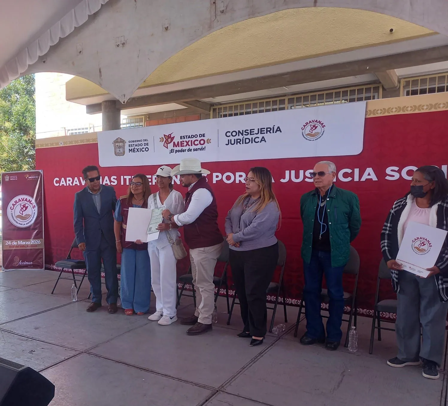 Justicia gratuita llega a Acolman con caravanas legales