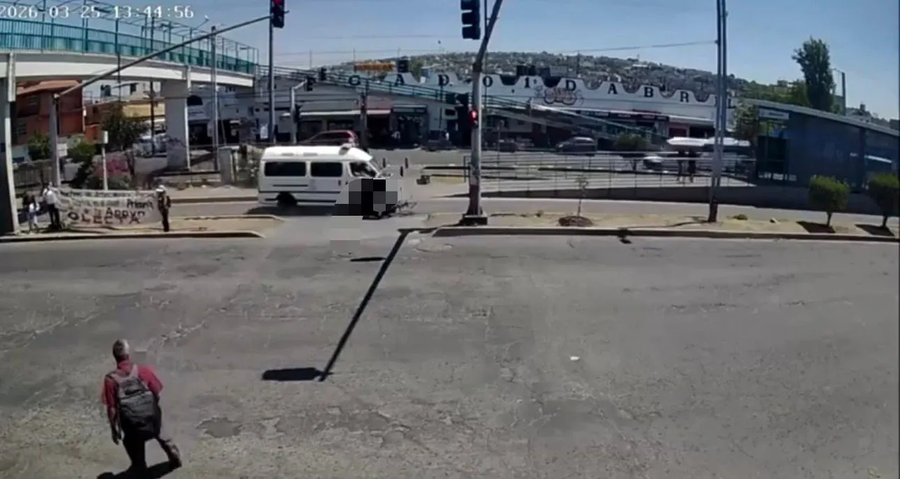 Accidente en Avenida Peñón deja a adolescente herida y a conductor detenido