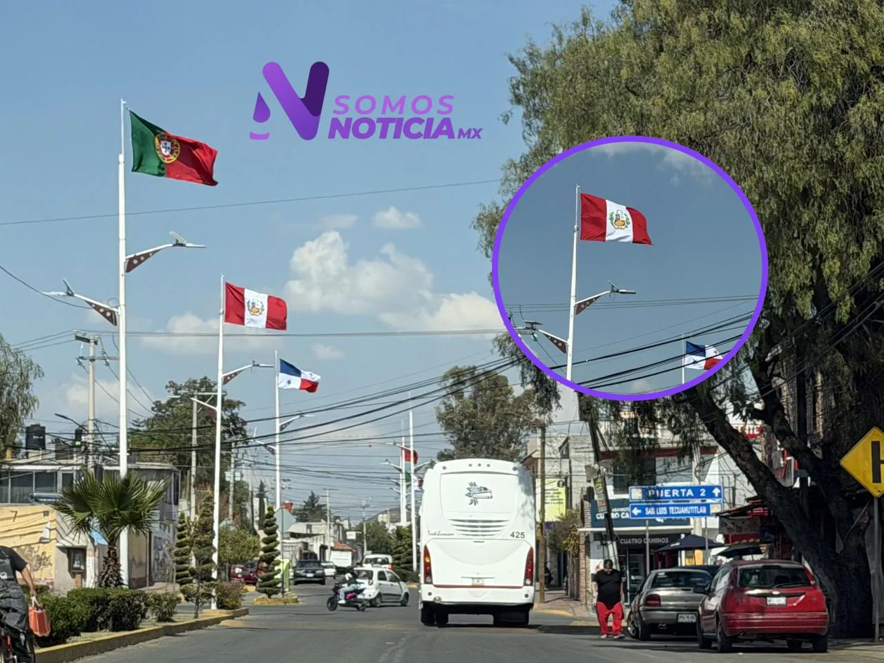 Renuevan Paseo de las Naciones en acceso a Teotihuacán