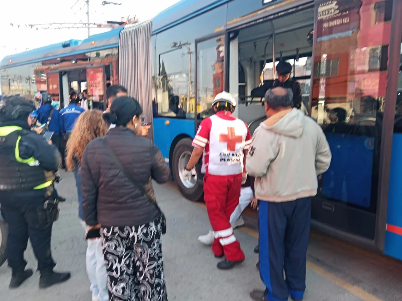 Accidente en estación Covadonga de Chalco moviliza a emergencias
