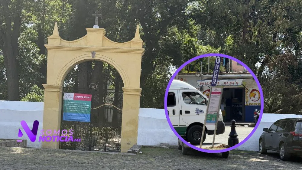 Parquímetros en Catedral de Teotihuacán encienden molestia ciudadana