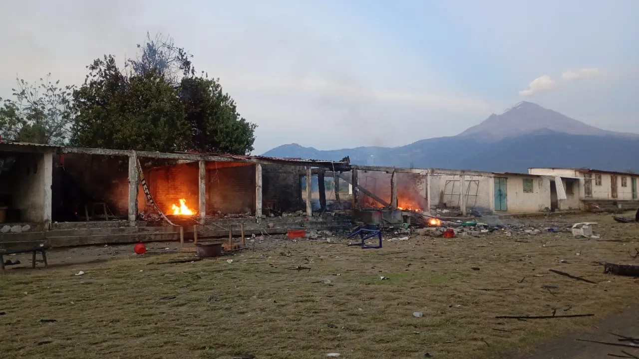 Explosión en polvorín de Ozumba activa operativo sin heridos