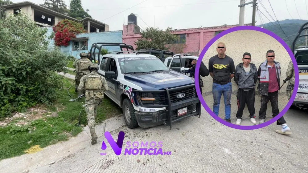 Disparos alertan operativo en Ecatepec y terminan con  tres detenidos