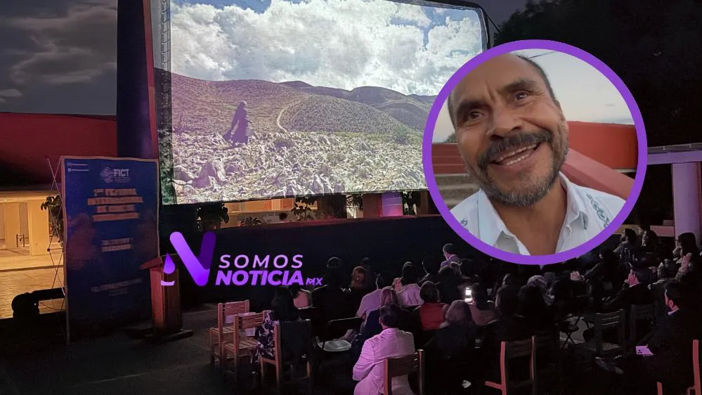 Noé Hernández defiende al cine mexicano en Teotihuacán