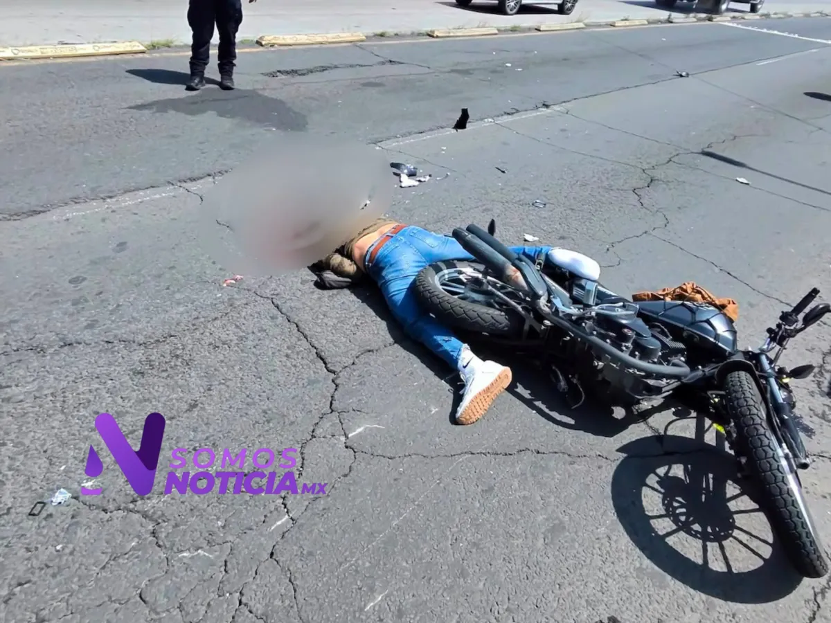 Fatal accidente en Avenida Central deja un motociclista sin vida en Ecatepec