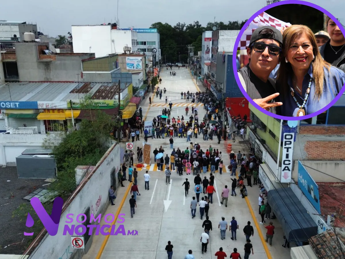 Modernizan vialidad del Centro de Cuautitlán con concreto hidráulico