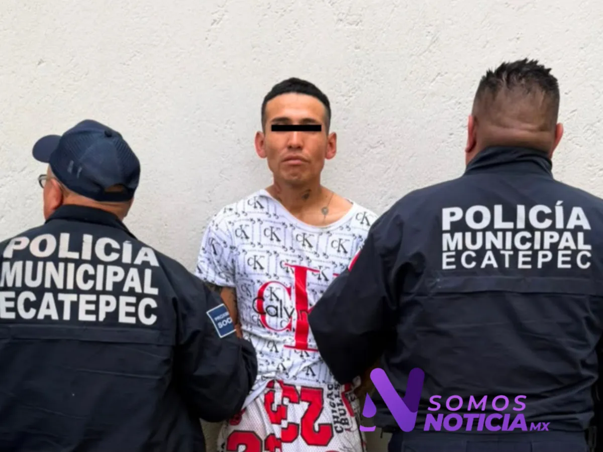 Cae presunto extorsionador tras amenazar a comerciante en Ecatepec