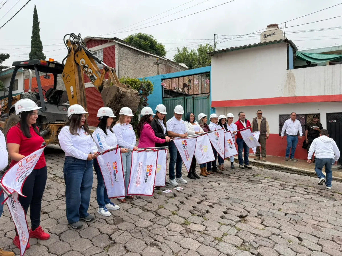 Coacalco transforma la calle Juan Gutemberg con nueva obra vial