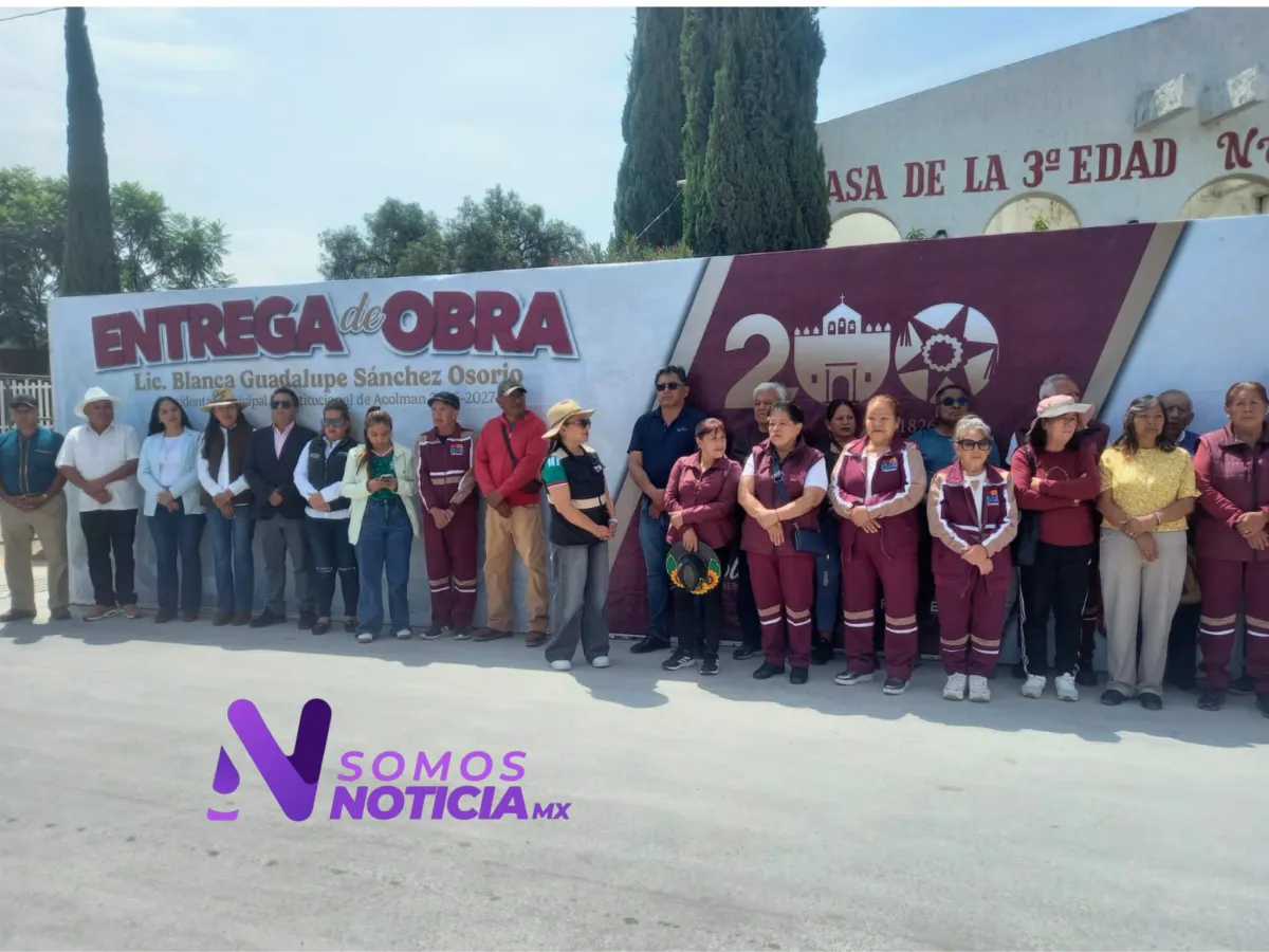 Obras públicas transforman vialidades y espacios de tránsito en Acolman