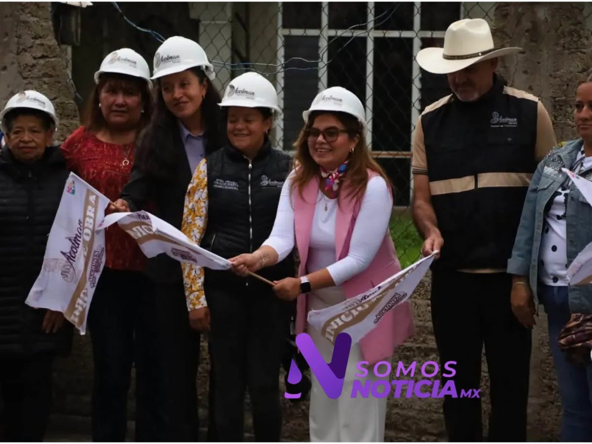 Más luz y mejores calles: arrancan obras en Zacango, Acolman