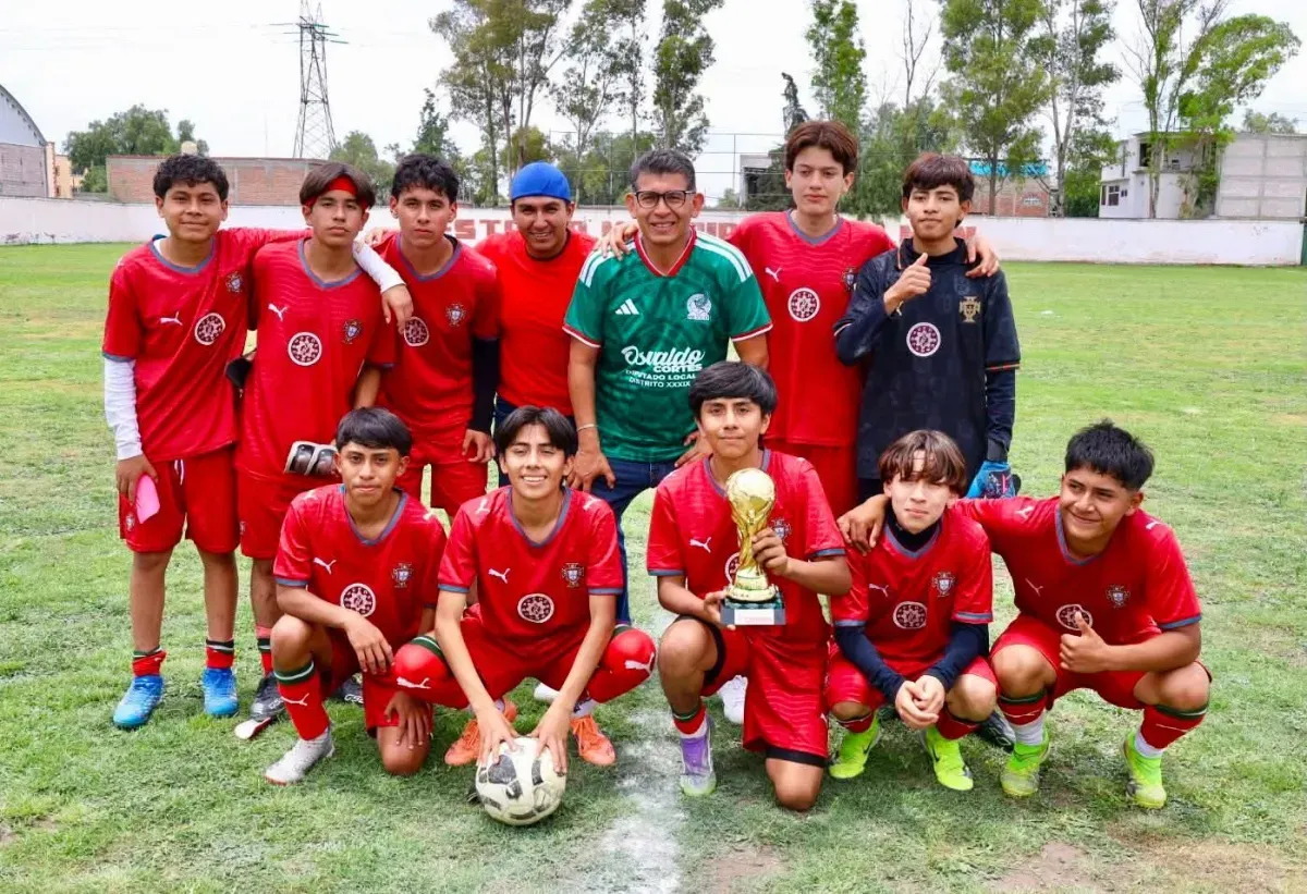 Portugal de Cuanalán conquista el primer título del Mundialito Escolar Acolman 2026
