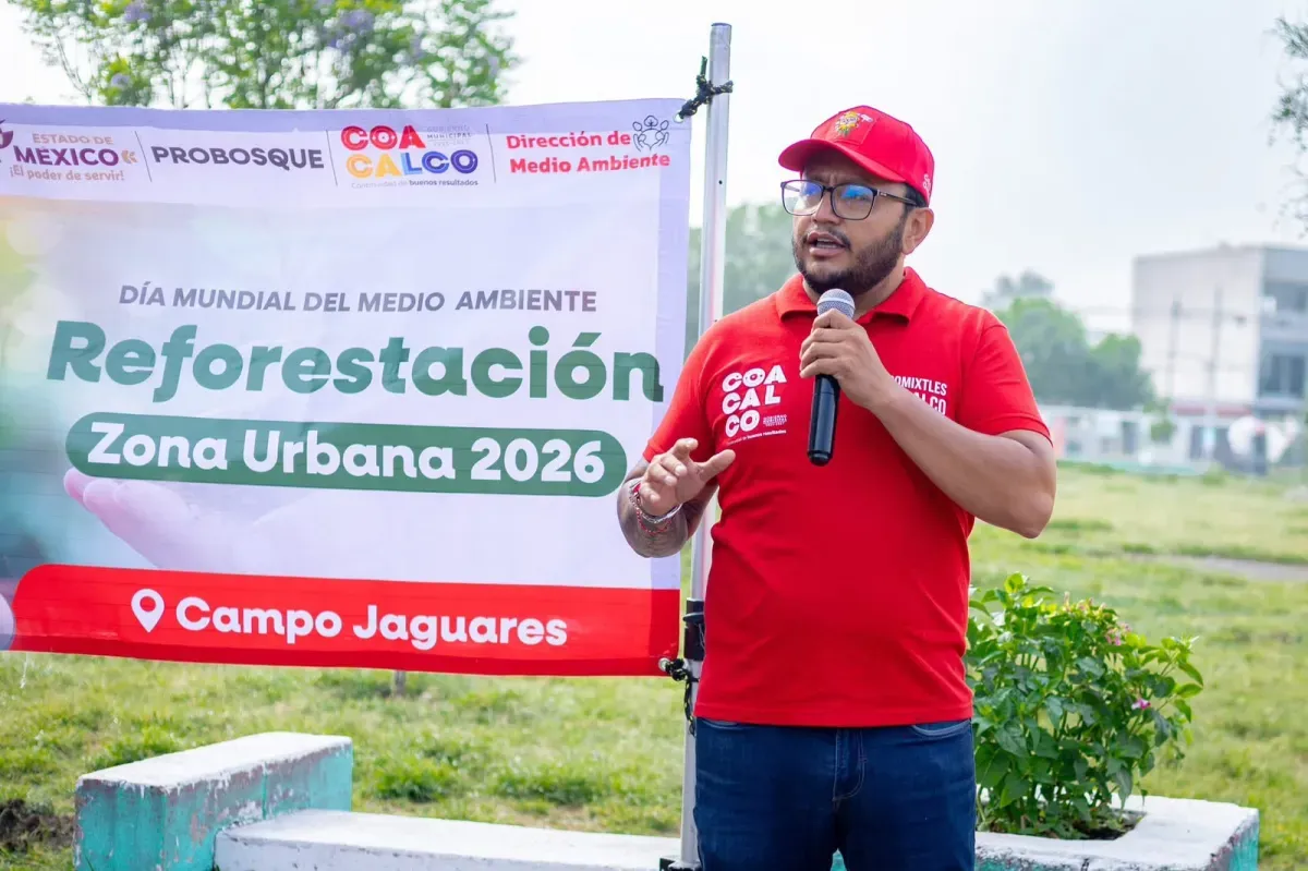 Jornada ambiental transforma parques y camellones en Coacalco