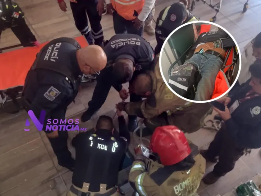 Quemaduras por electricidad envían a trabajador al hospital en Chimalhuacán