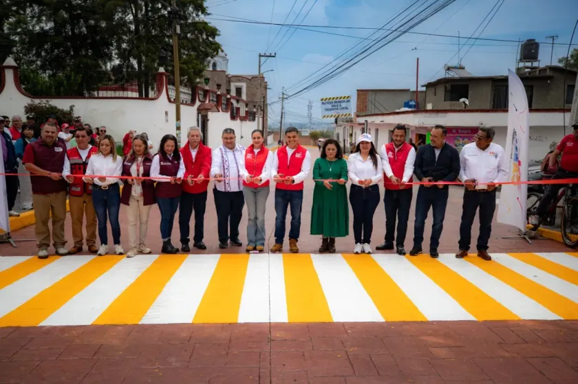 Concluye rehabilitación integral de la calle Severiano Reyes en Coacalco
