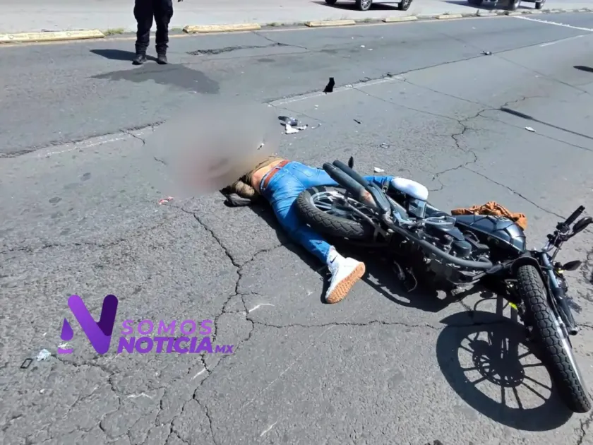 Fatal accidente en Avenida Central deja un motociclista sin vida en Ecatepec