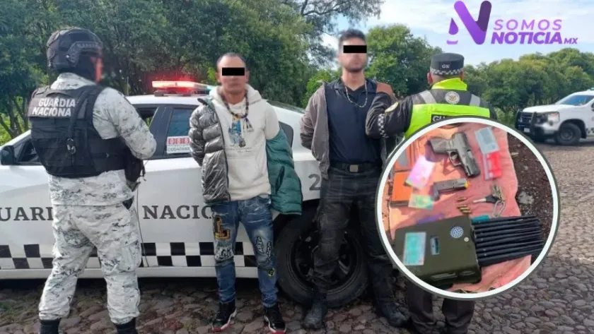 Detienen a dos durante persecución en Teotihuacán 