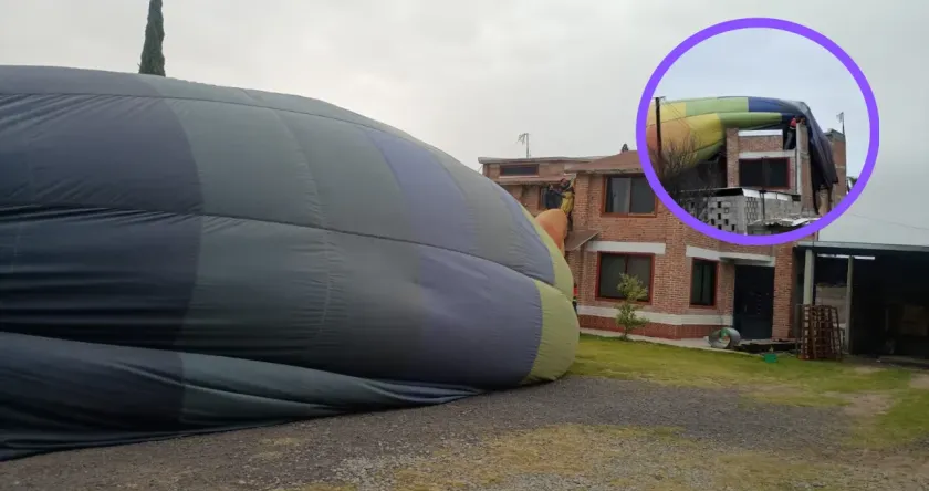 Tres globos aerostáticos descienden de emergencia en Teotihuacán y Acolman