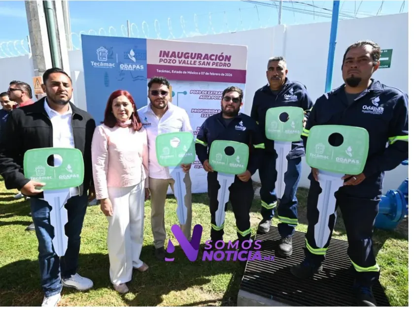 Tecámac fortalece su seguridad hídrica con nuevo pozo en Valle de San Pedro