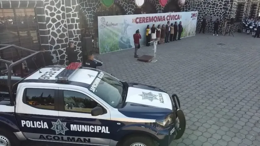Acolman celebra aniversario del Estado de México con refuerzo a seguridad