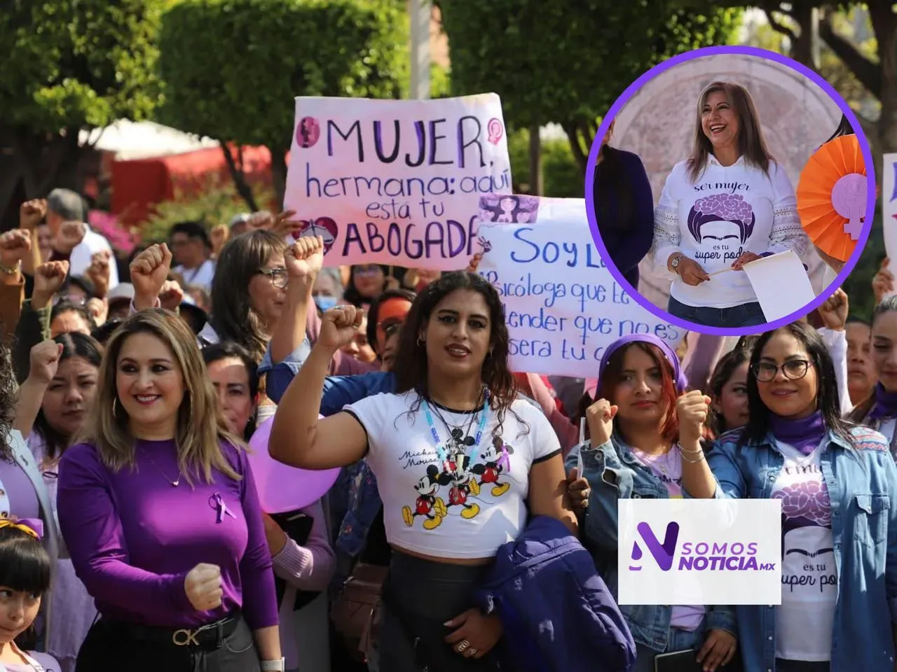 Juanita Carrillo participa en movilización del 8M junto a mujeres de Cuautitlán