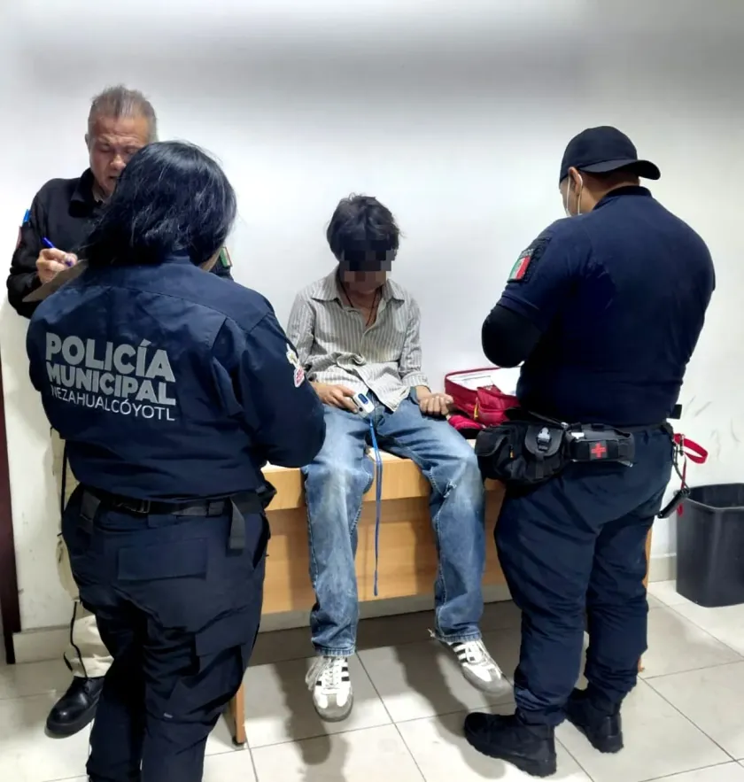 Operativo oportuno salva la vida de un joven en Nezahualcóyotl