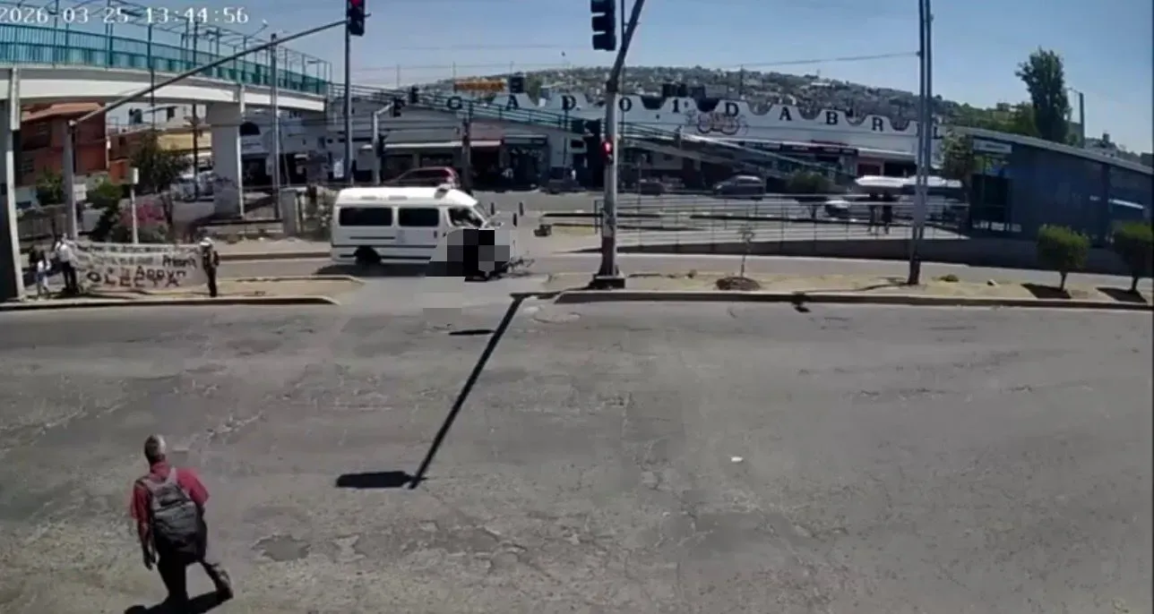 Accidente en Avenida Peñón deja a adolescente herida y a conductor detenido