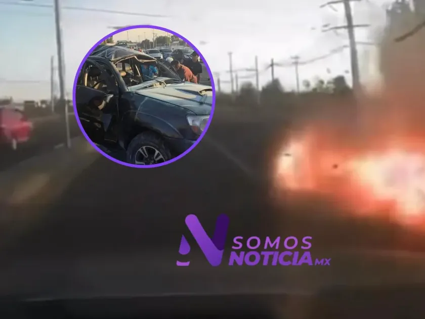 Explosión destruye vehículo y deja dos víctimas en Tecámac