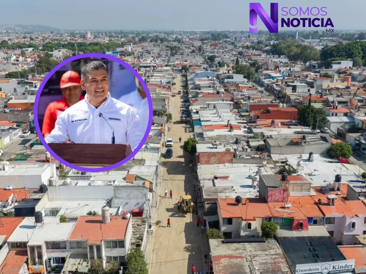 Rehabilitan con concreto hidráulico la calle Trompeleros en Coacalco