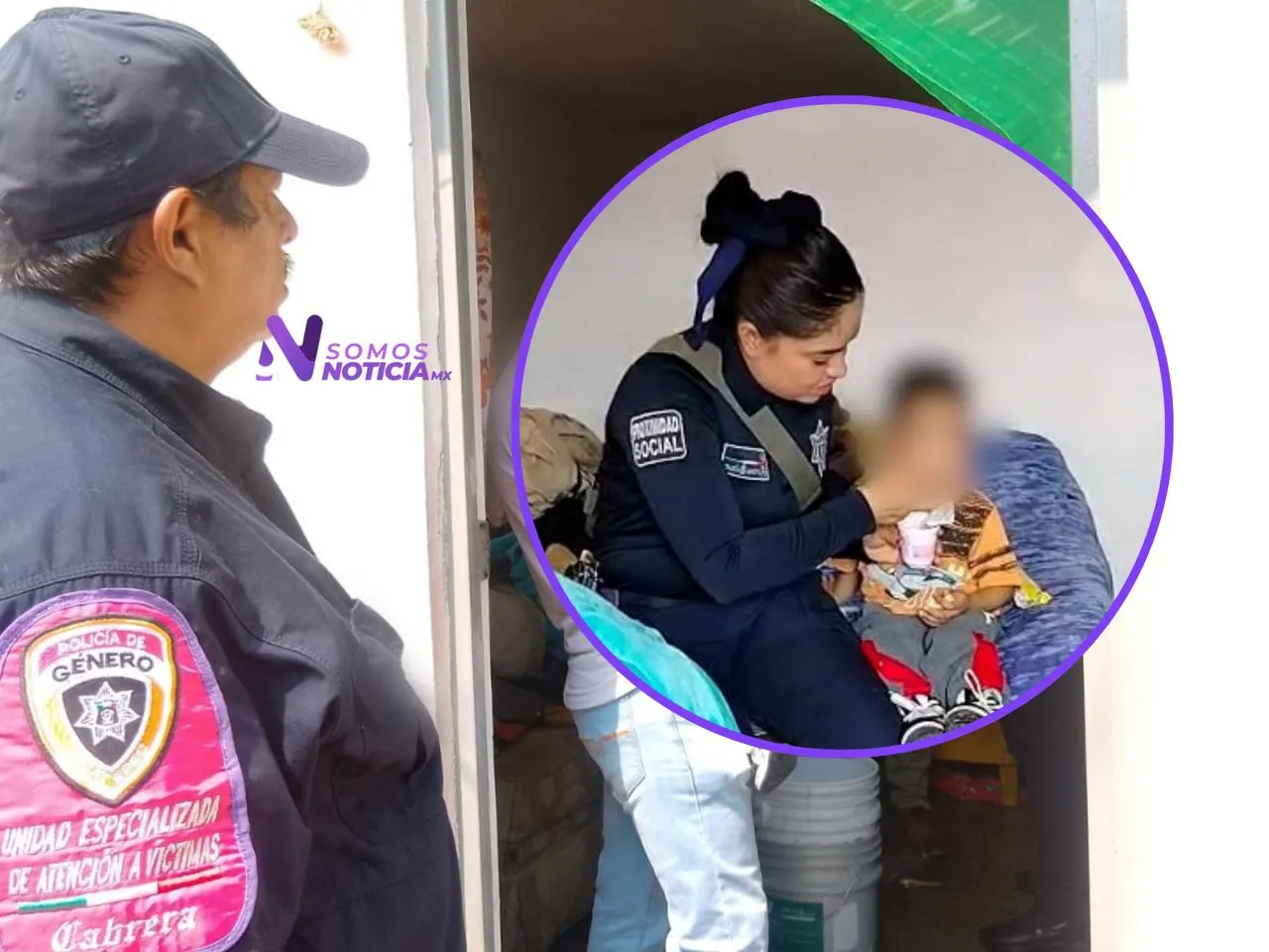 Hallan a niño de 2 años solo y llorando dentro de una casa en Ecatepec