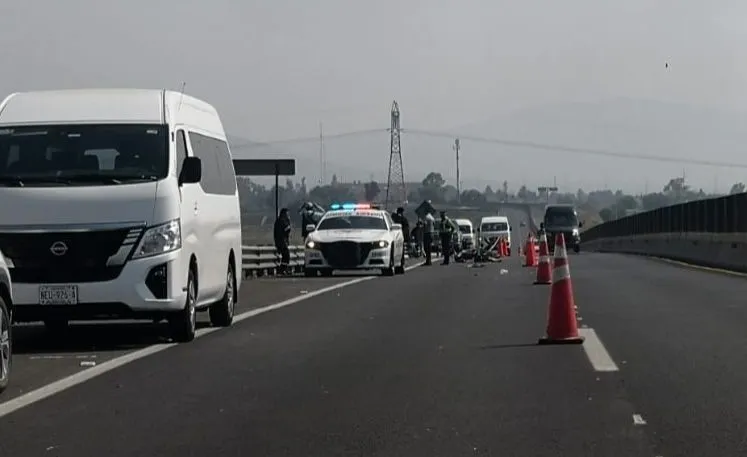 Accidente en autopista de Acolman deja una víctima y un lesionado