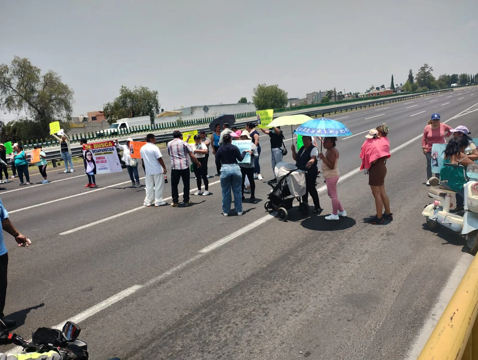 Bloqueo carretero en Tecámac por falta de avances en caso Ximena Rico